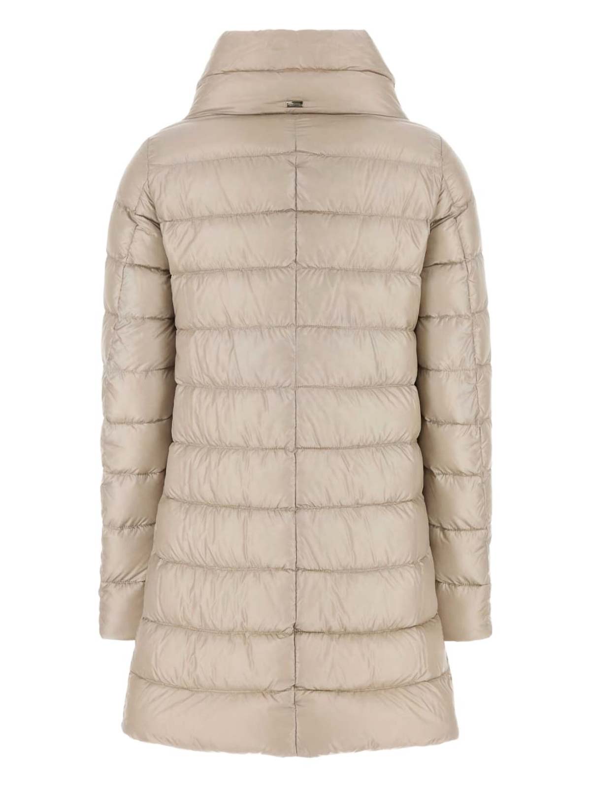 Herno Ameli Midi Down Jacket In Pink