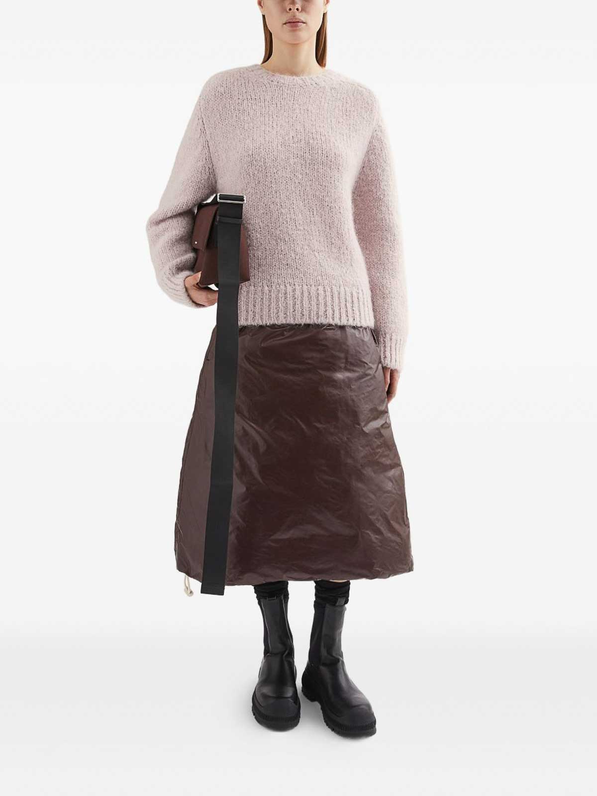 Jil Sander Wool Crewneck Jumper In Pink
