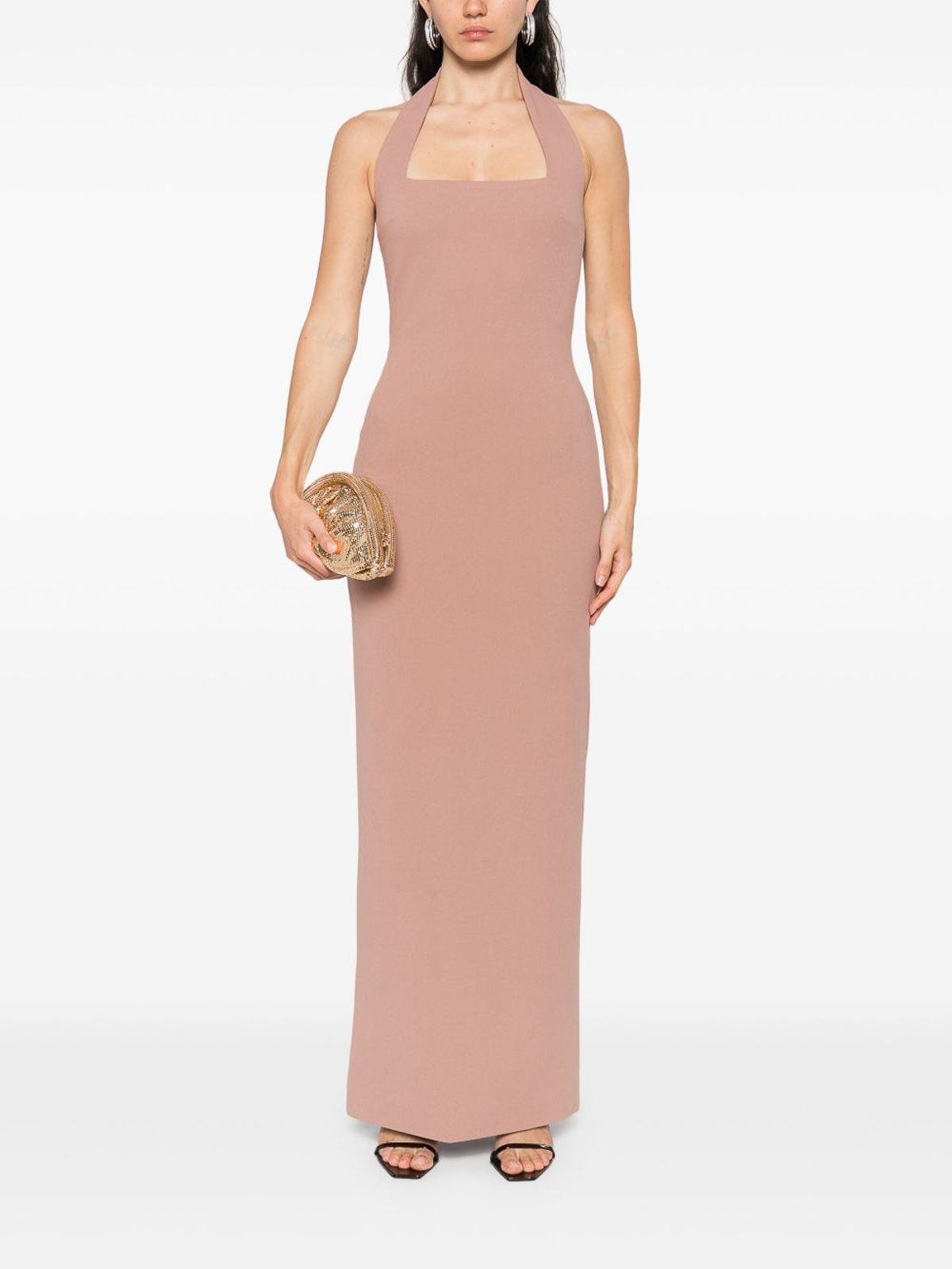 Solace London Dress  Woman Color Cocoa In Brown