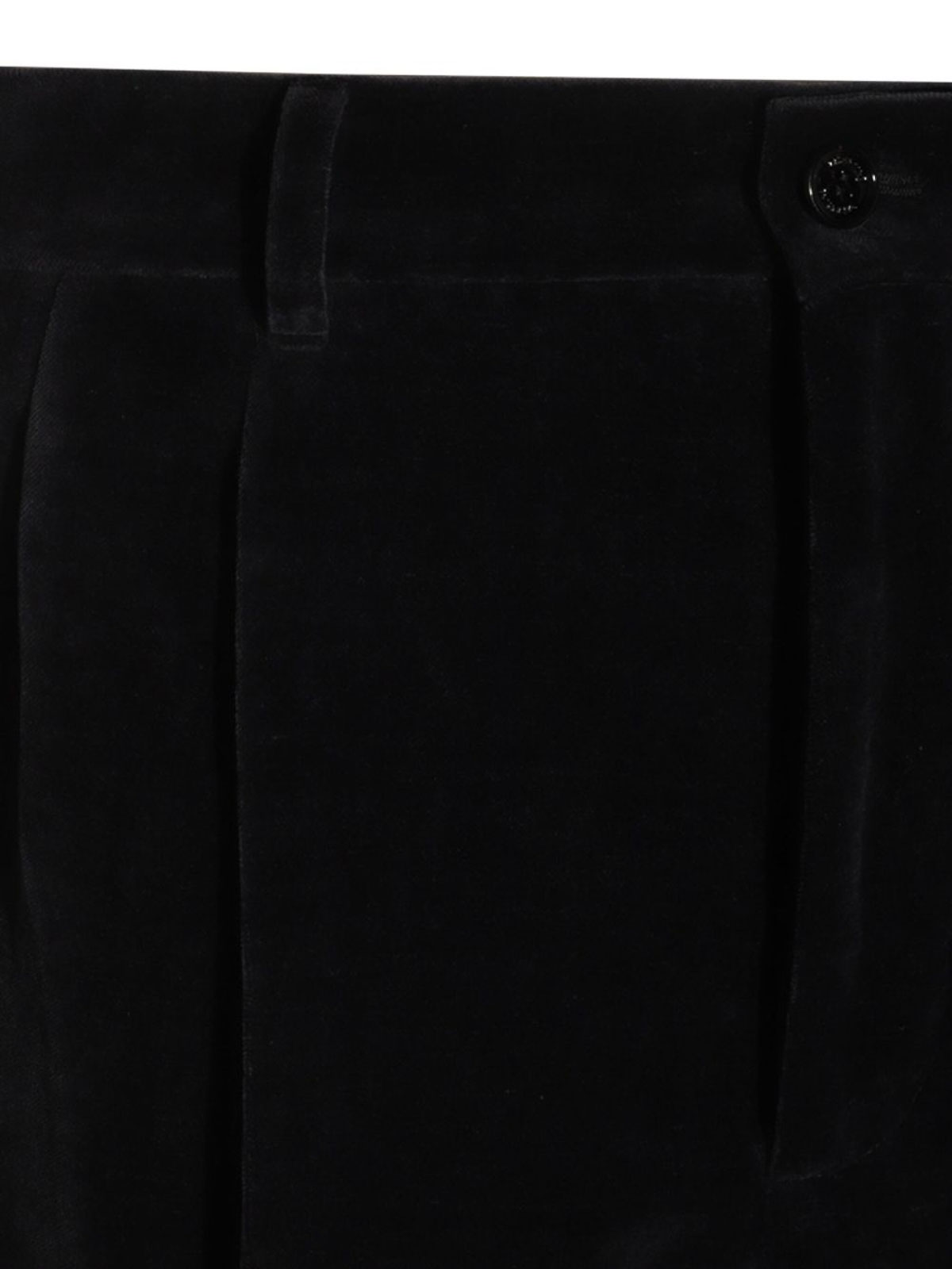 Valentino Garavani Cotton And Linen Blend Trousers In Blue