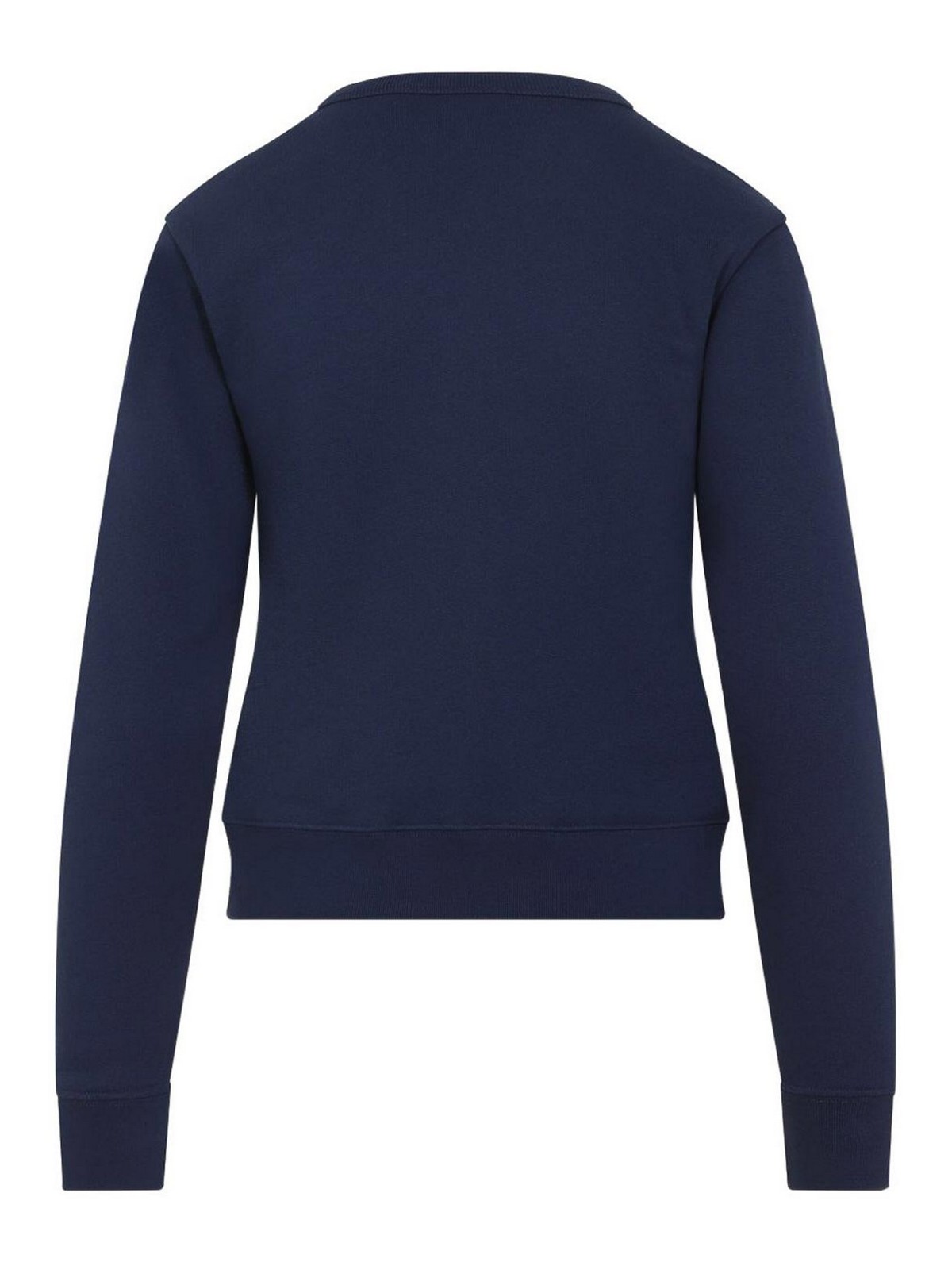 Valentino Chez  Cotton Sweatshirt In Blue