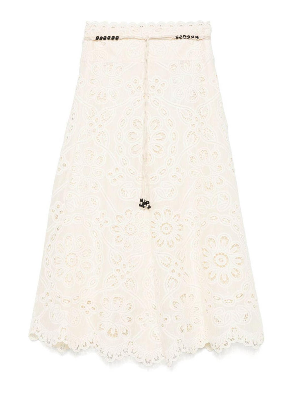 Zimmermann Rhiannon Embroidered Blouse In White