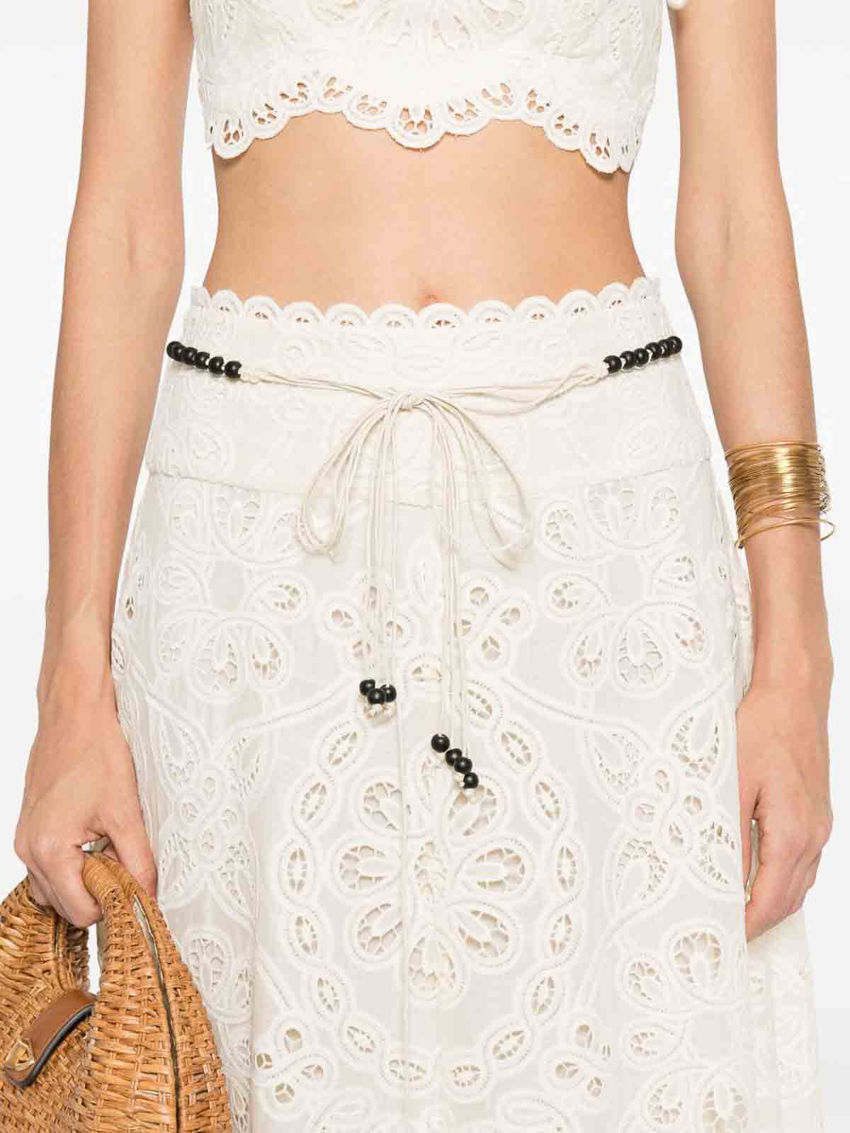 Zimmermann Rhiannon Embroidered Blouse In White