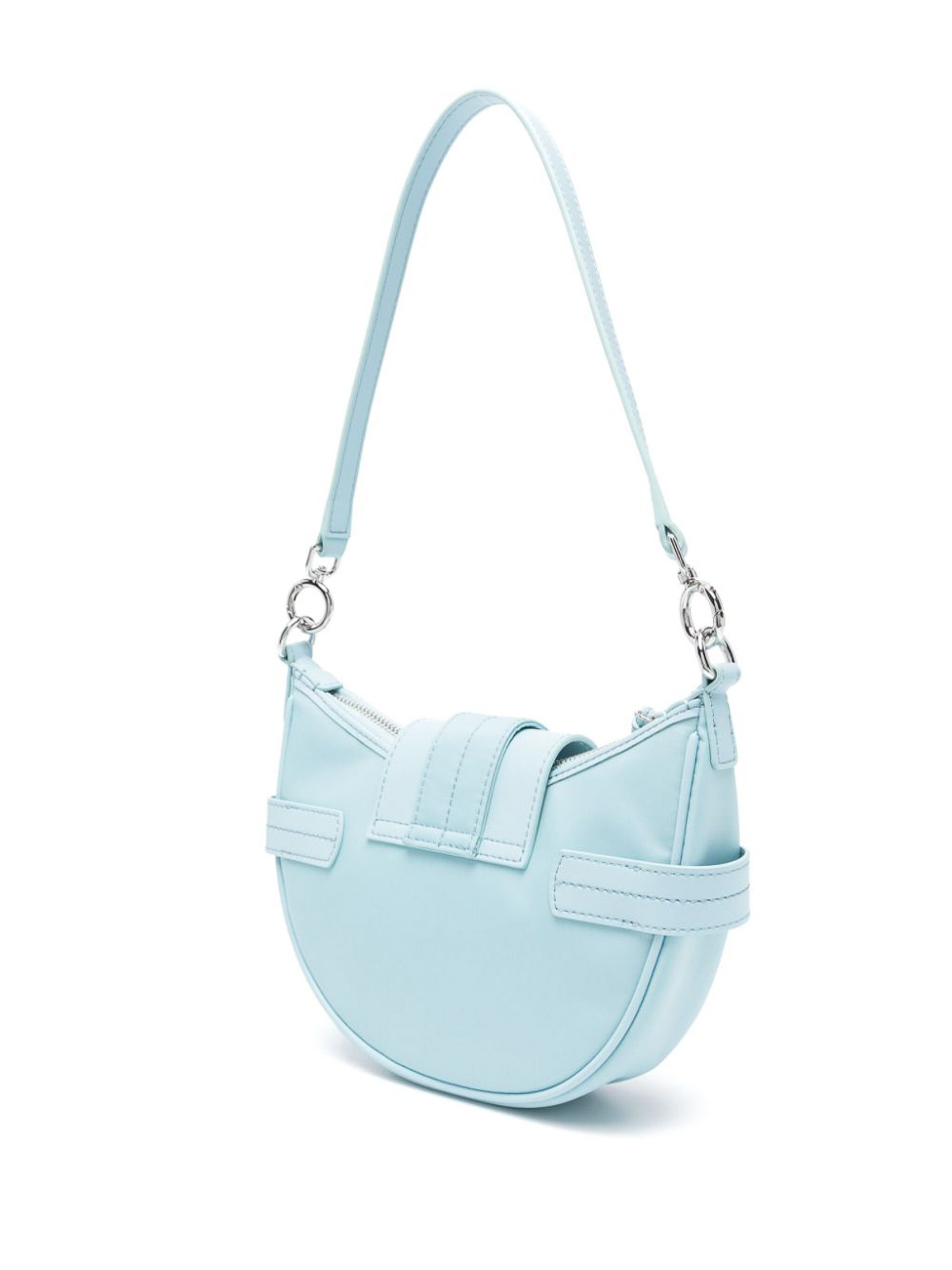 Ganni Bucky Small Crossbody Bag In Blue