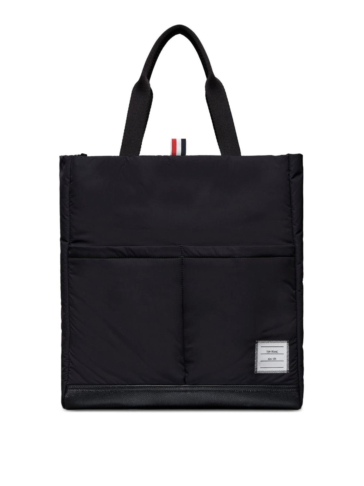 Thom Browne Multi Pocket Tote Bag In Black