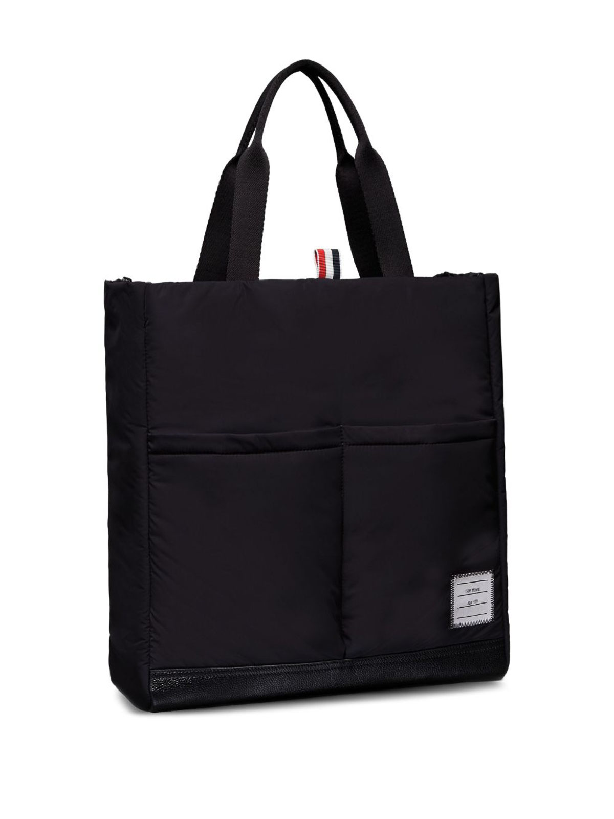 Thom Browne Multi Pocket Tote Bag In Black