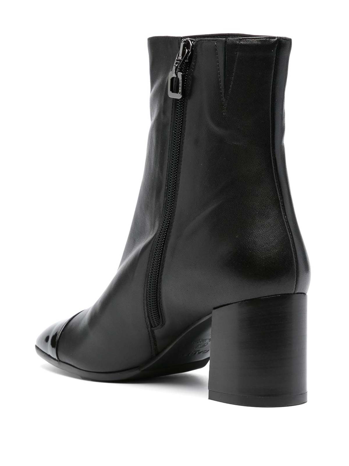 Carel Paris Esprit Leather Ankle Boots In Animal Print