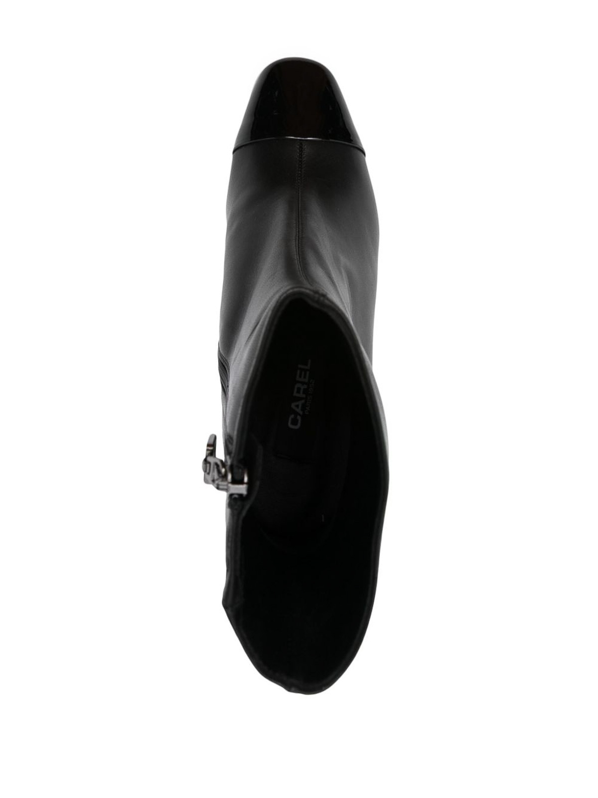 Carel Paris Esprit Leather Ankle Boots In Animal Print