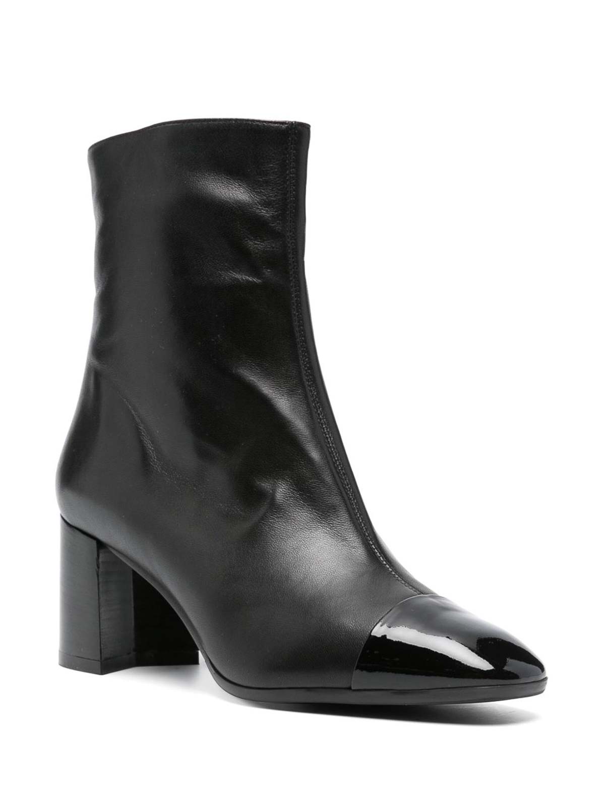 Carel Paris Esprit Leather Ankle Boots In Animal Print