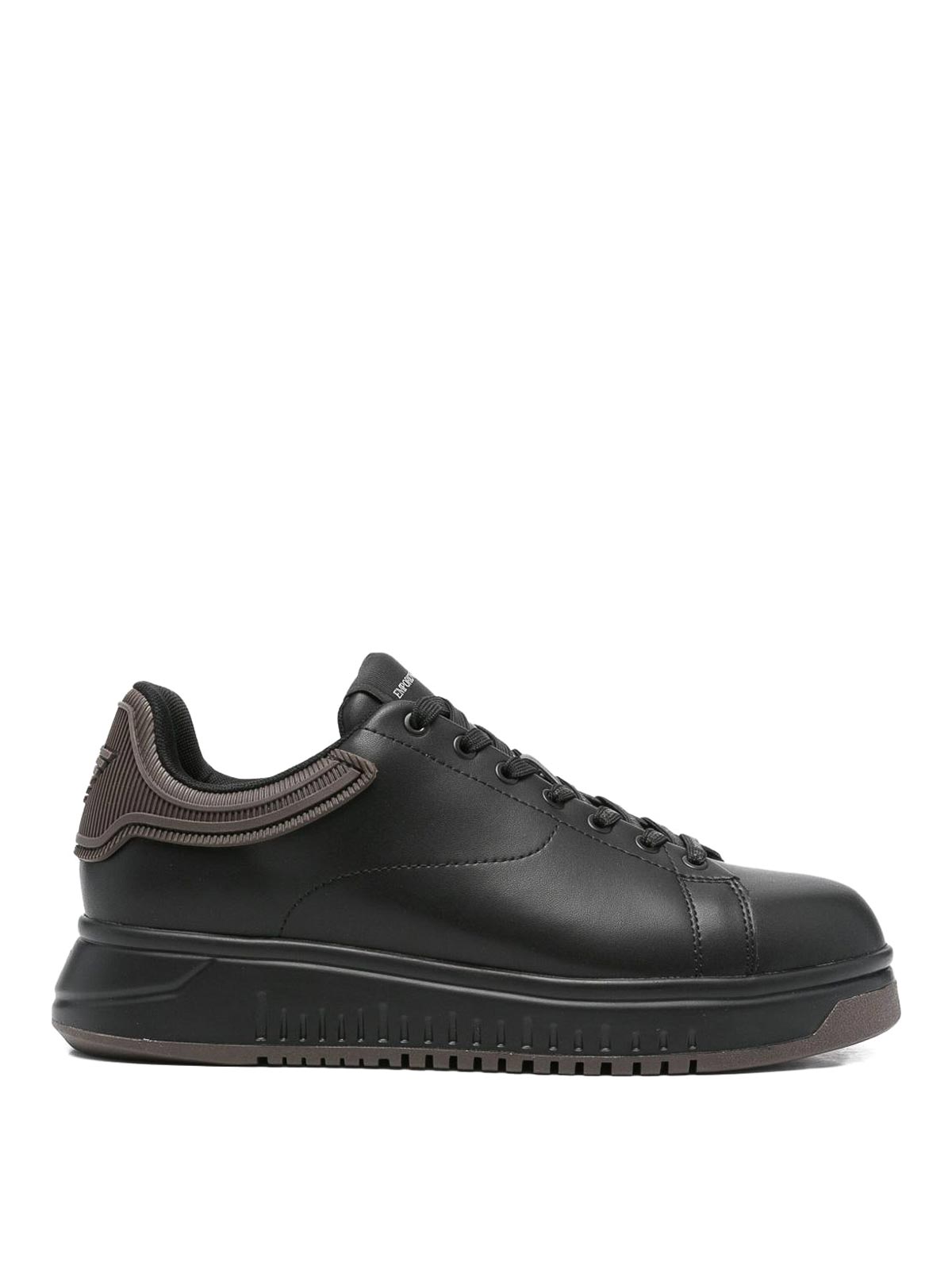 Emporio Armani Sneakers In Black