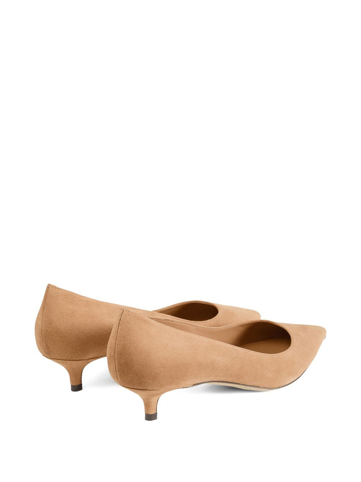 Jimmy Choo Décolleté Amelia In Suede Color Toffee In Neutral
