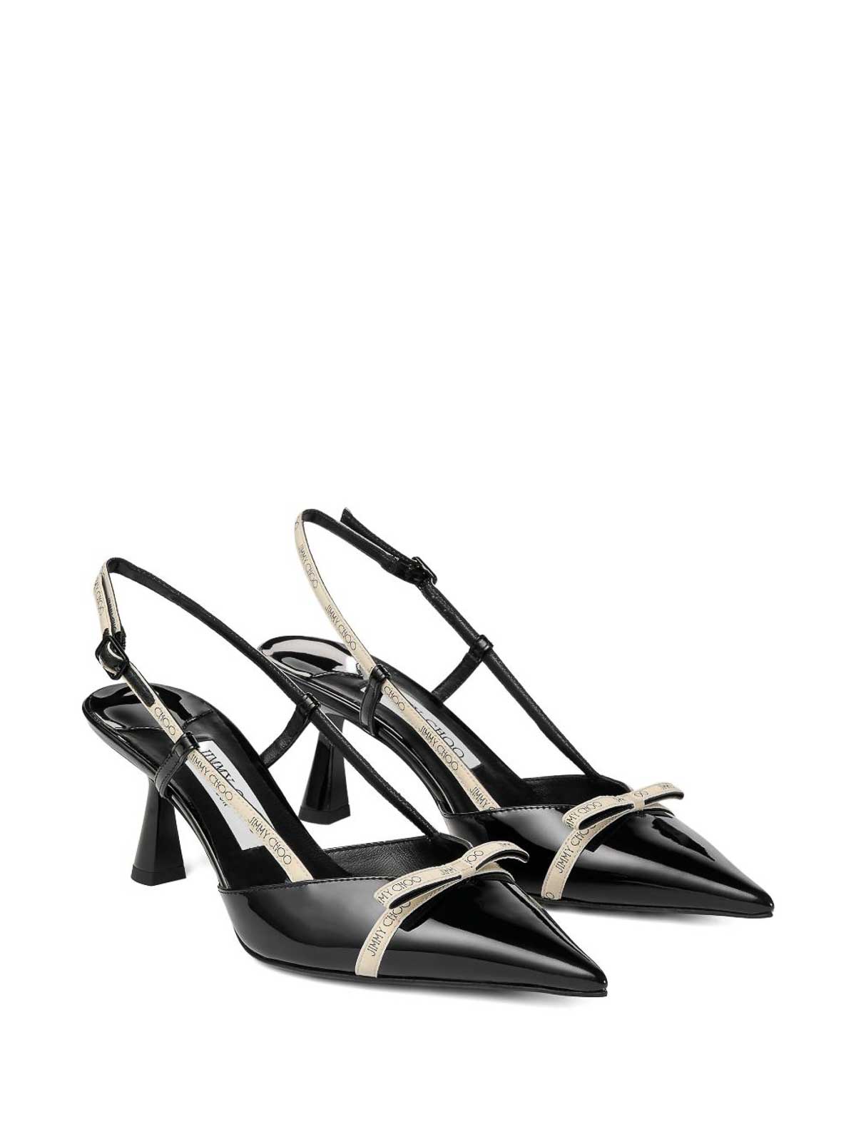 Jimmy Choo Camila Patent Leather Pumps In Black
