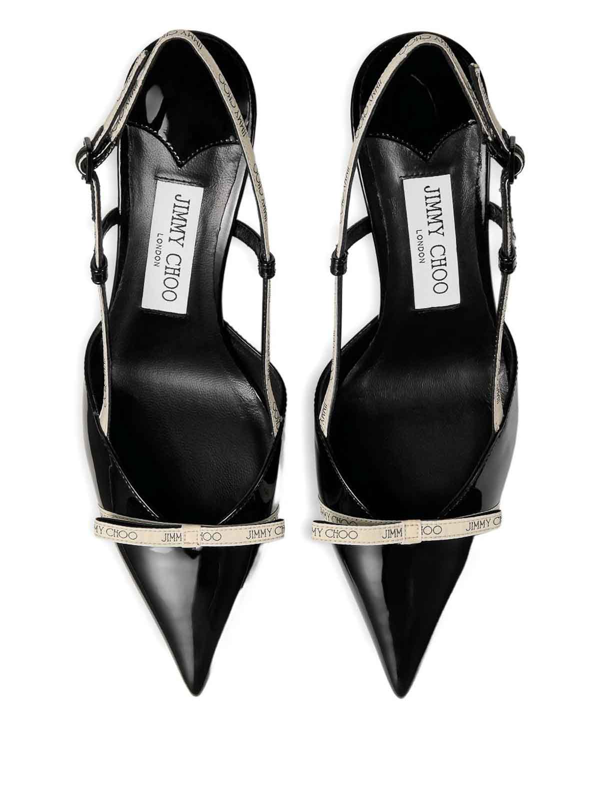 Jimmy Choo Camila Patent Leather Pumps In Black