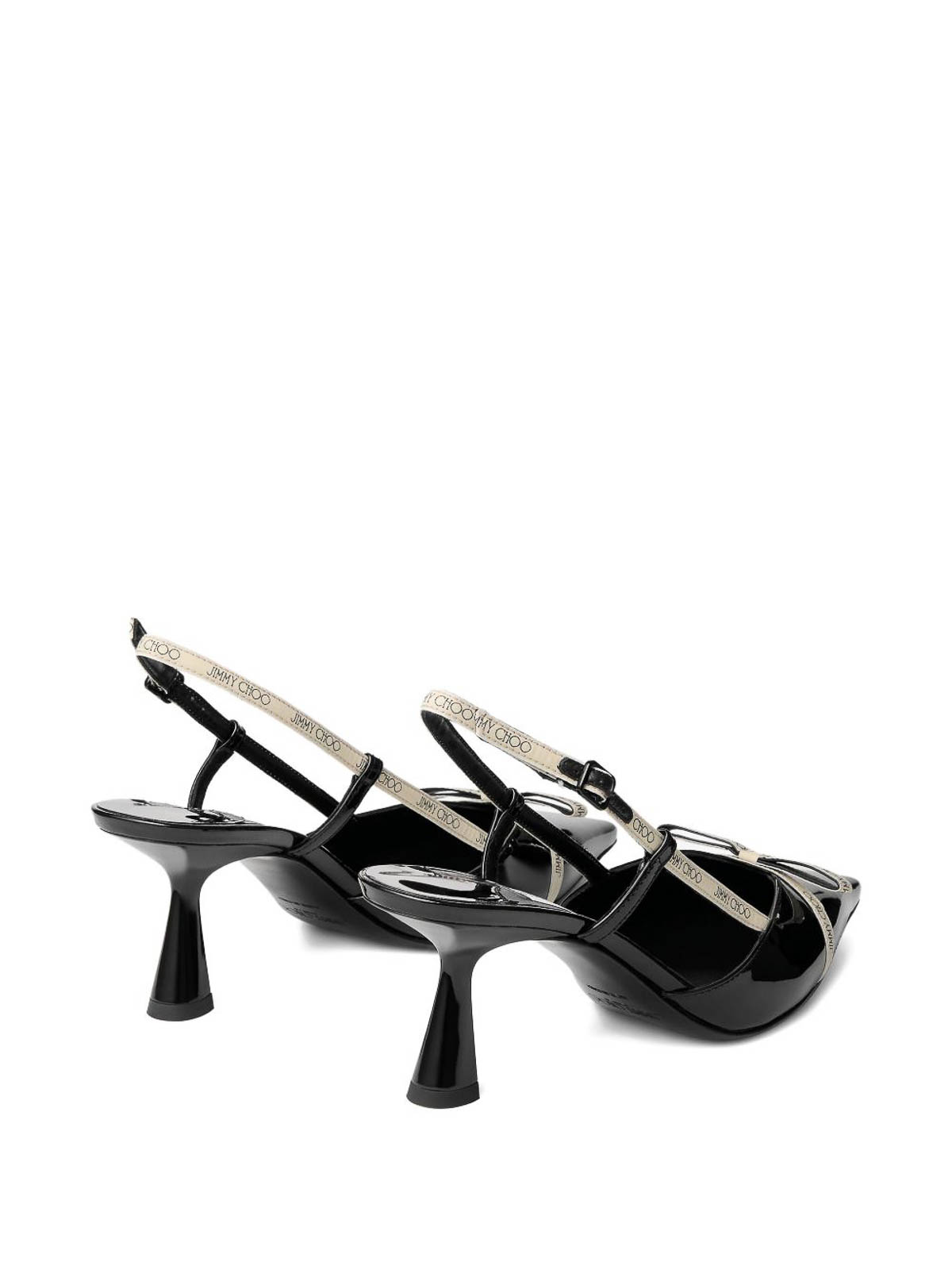 Jimmy Choo Camila Patent Leather Pumps In Black