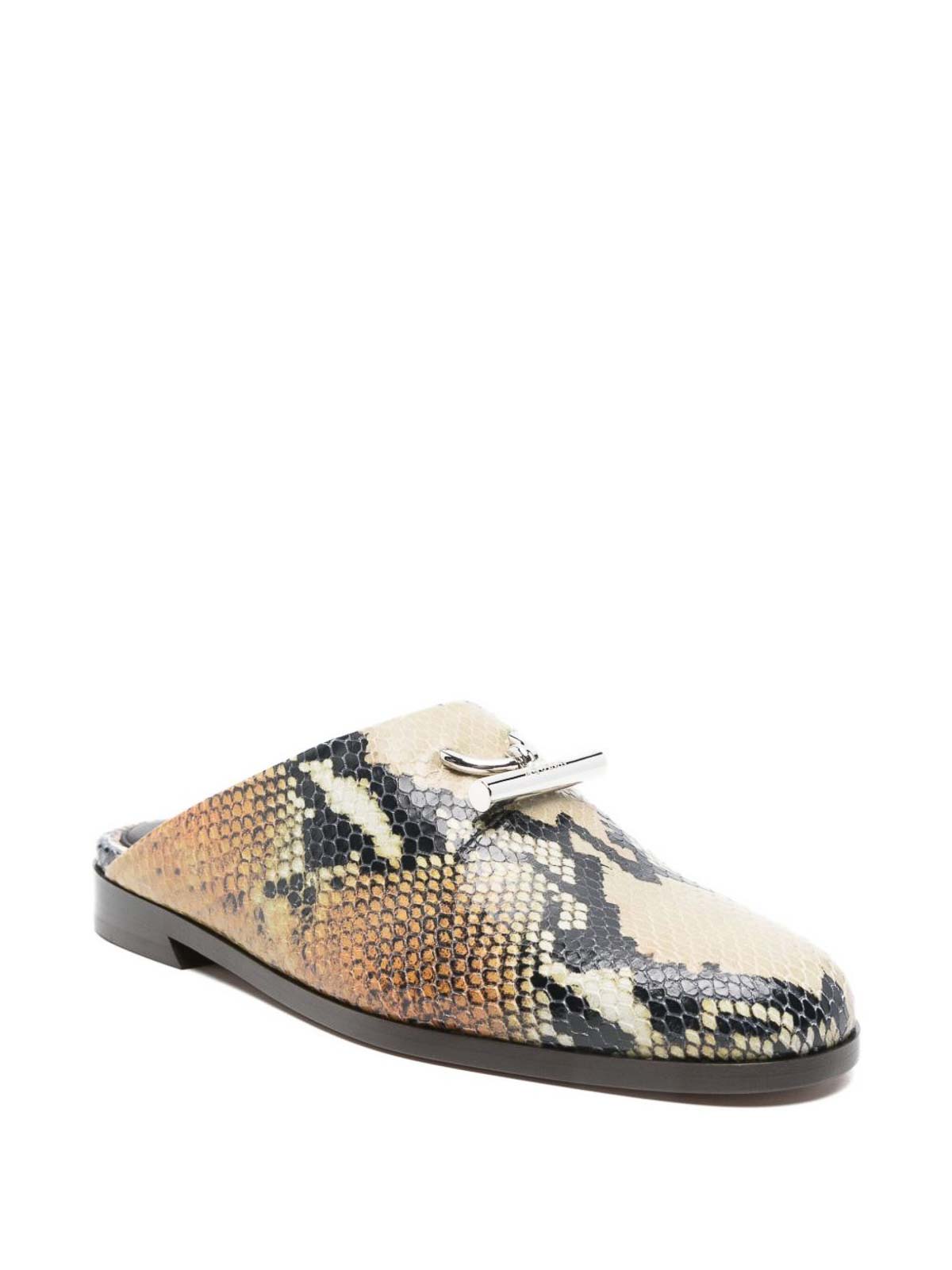 Alexander Mcqueen Women Leather Slippers In Multi
