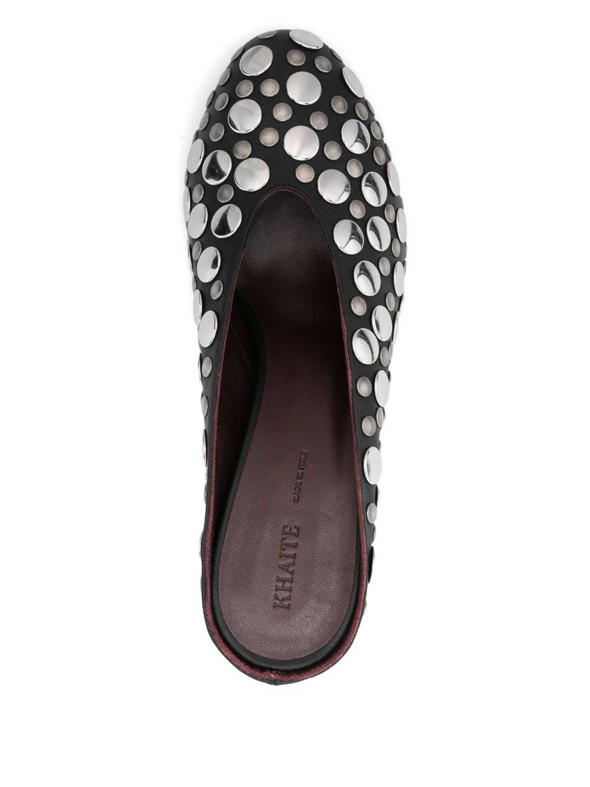 Khaite Cloak Studded Mules In Multi