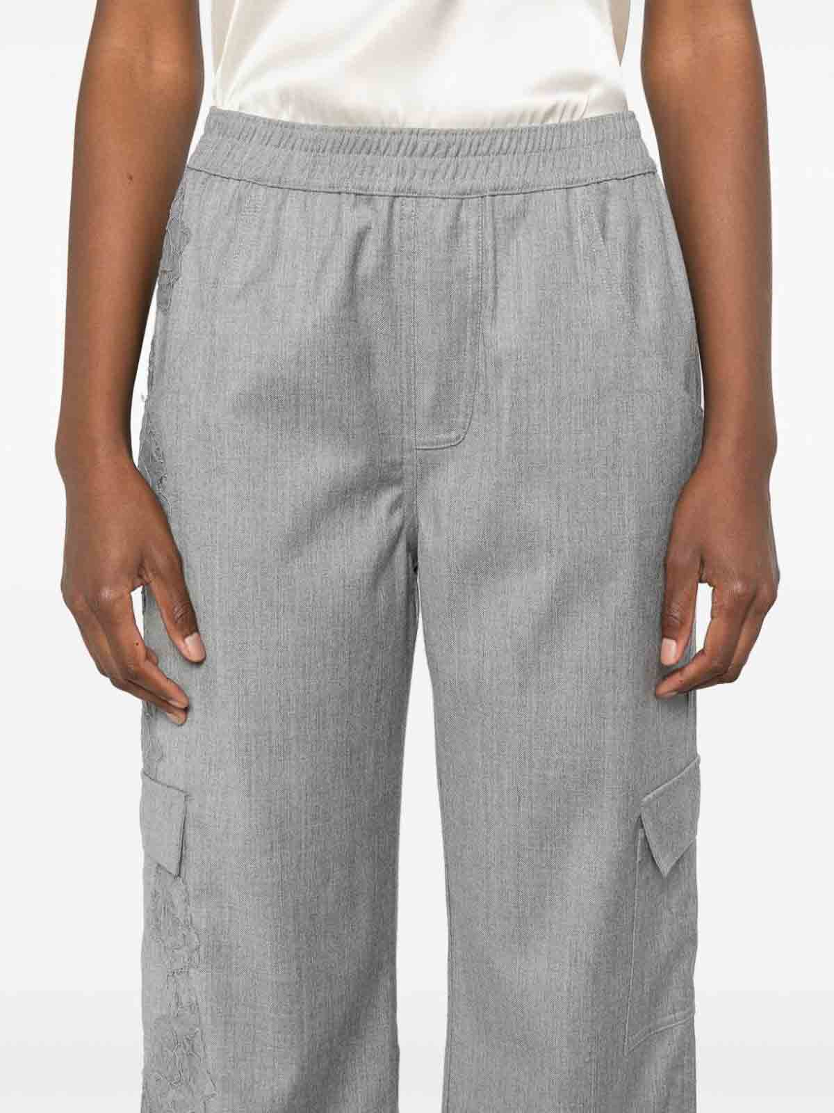 Ermanno Scervino Elastic Sweatpants In Gray