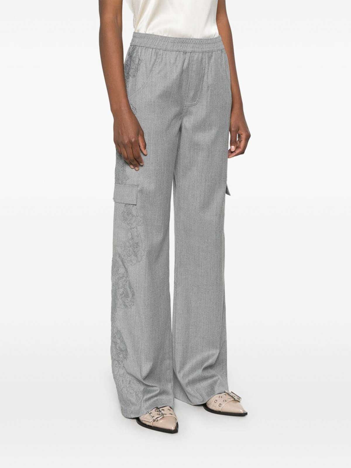 Ermanno Scervino Elastic Sweatpants In Gray