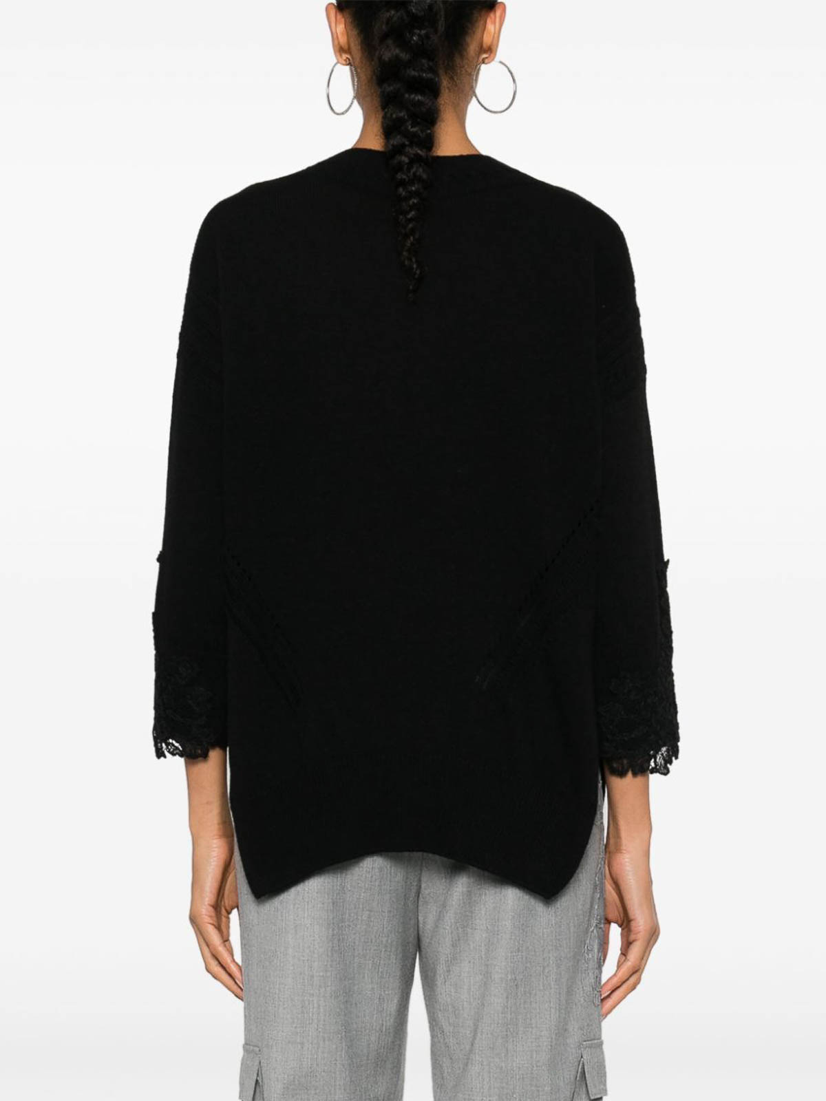 Ermanno Scervino Sweater In Black