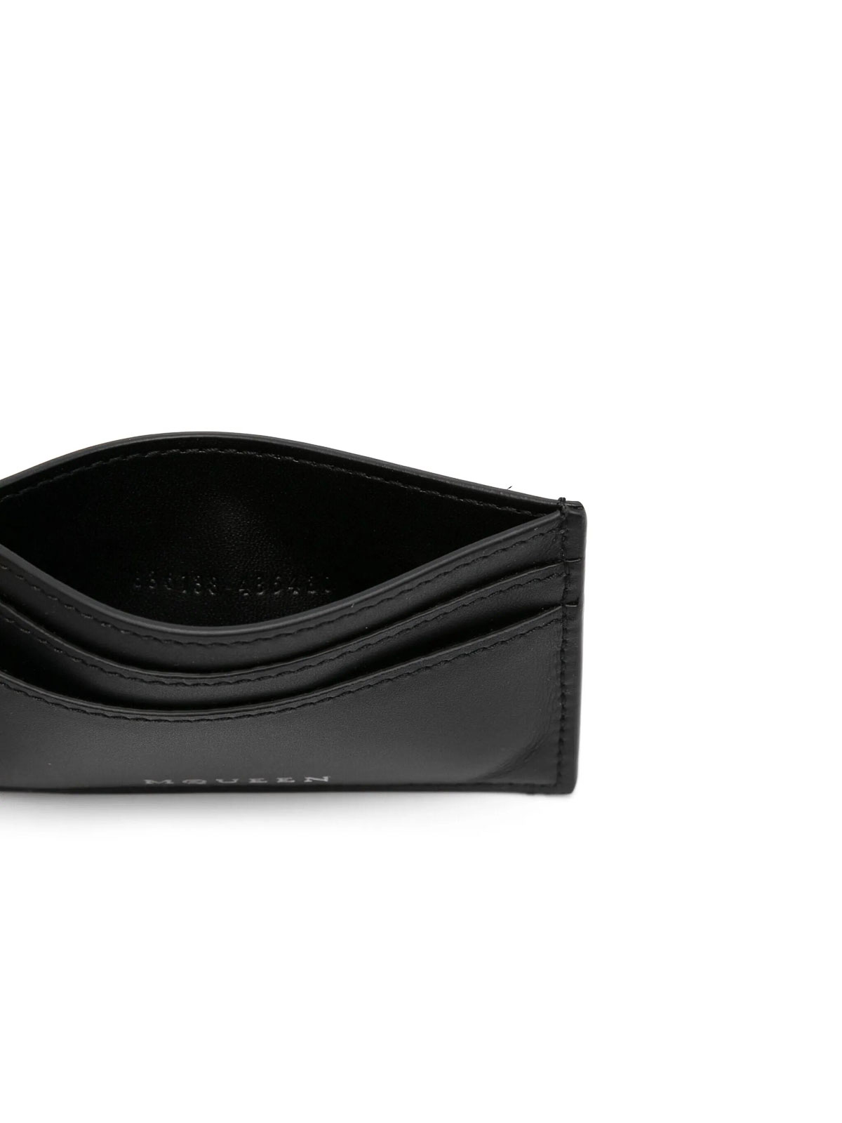 Alexander Mcqueen Card Case In Black