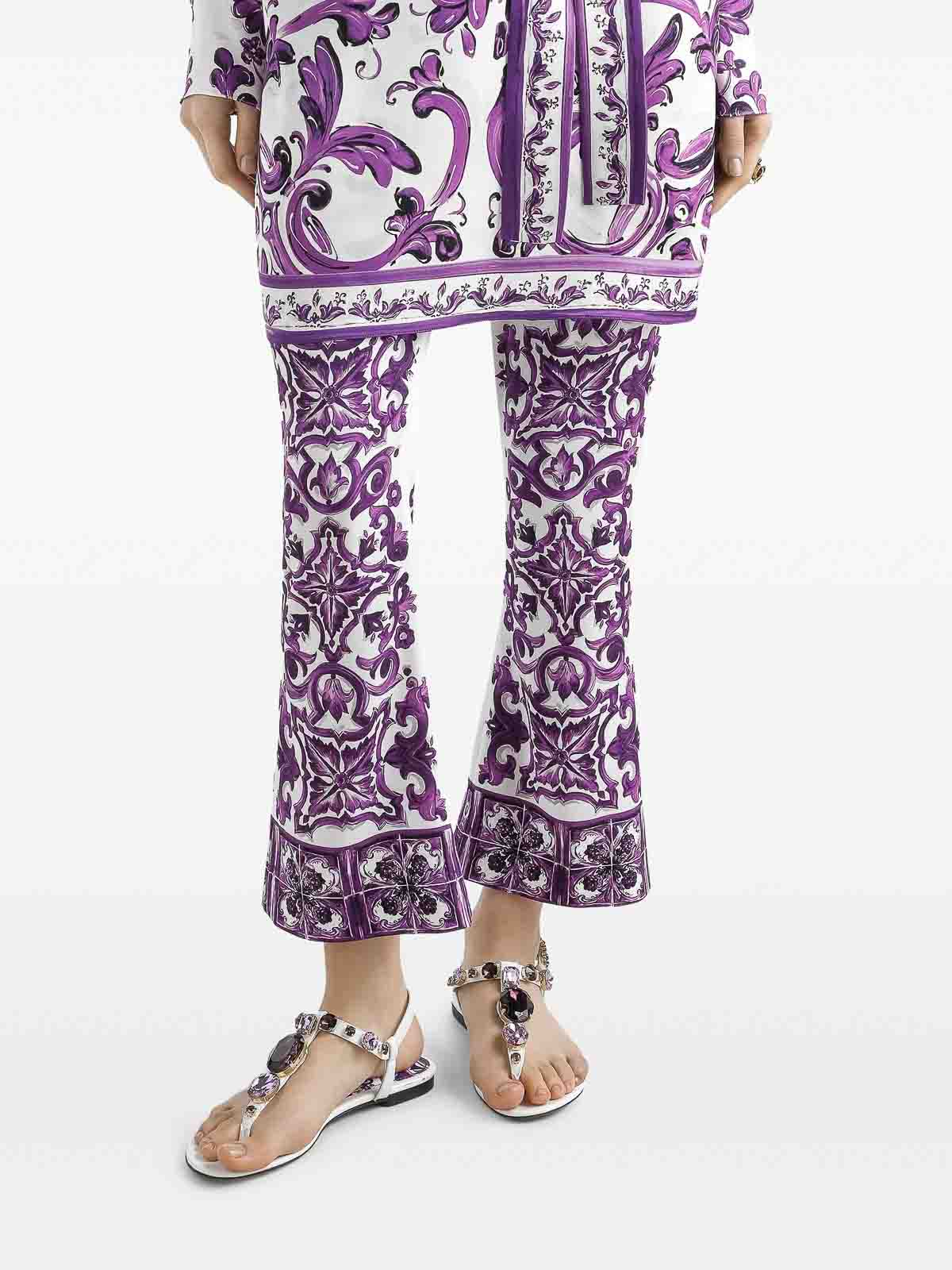 Dolce & Gabbana Pantalón Casual - Multicolor In Multi