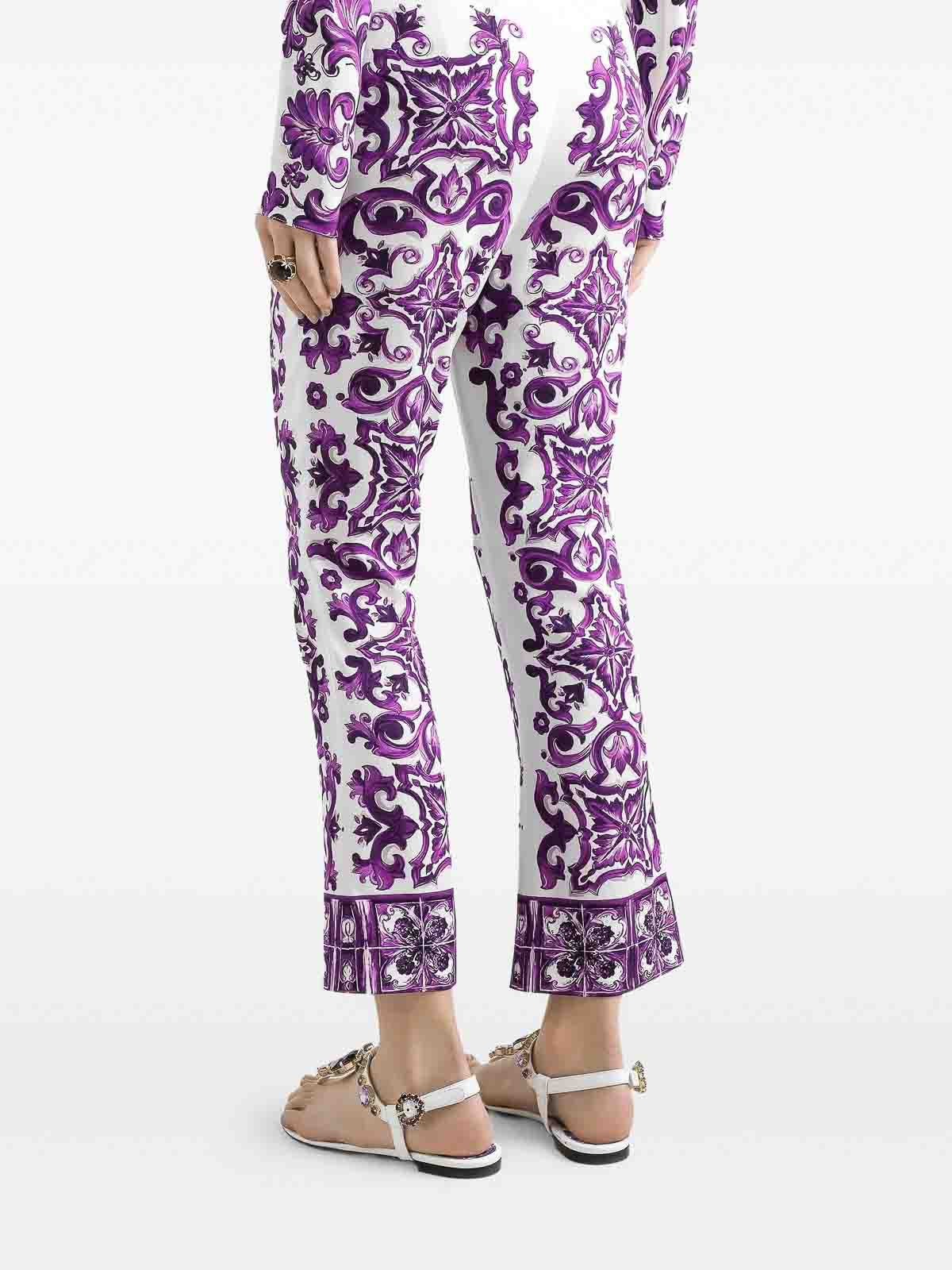 Dolce & Gabbana Pantalón Casual - Multicolor In Multi