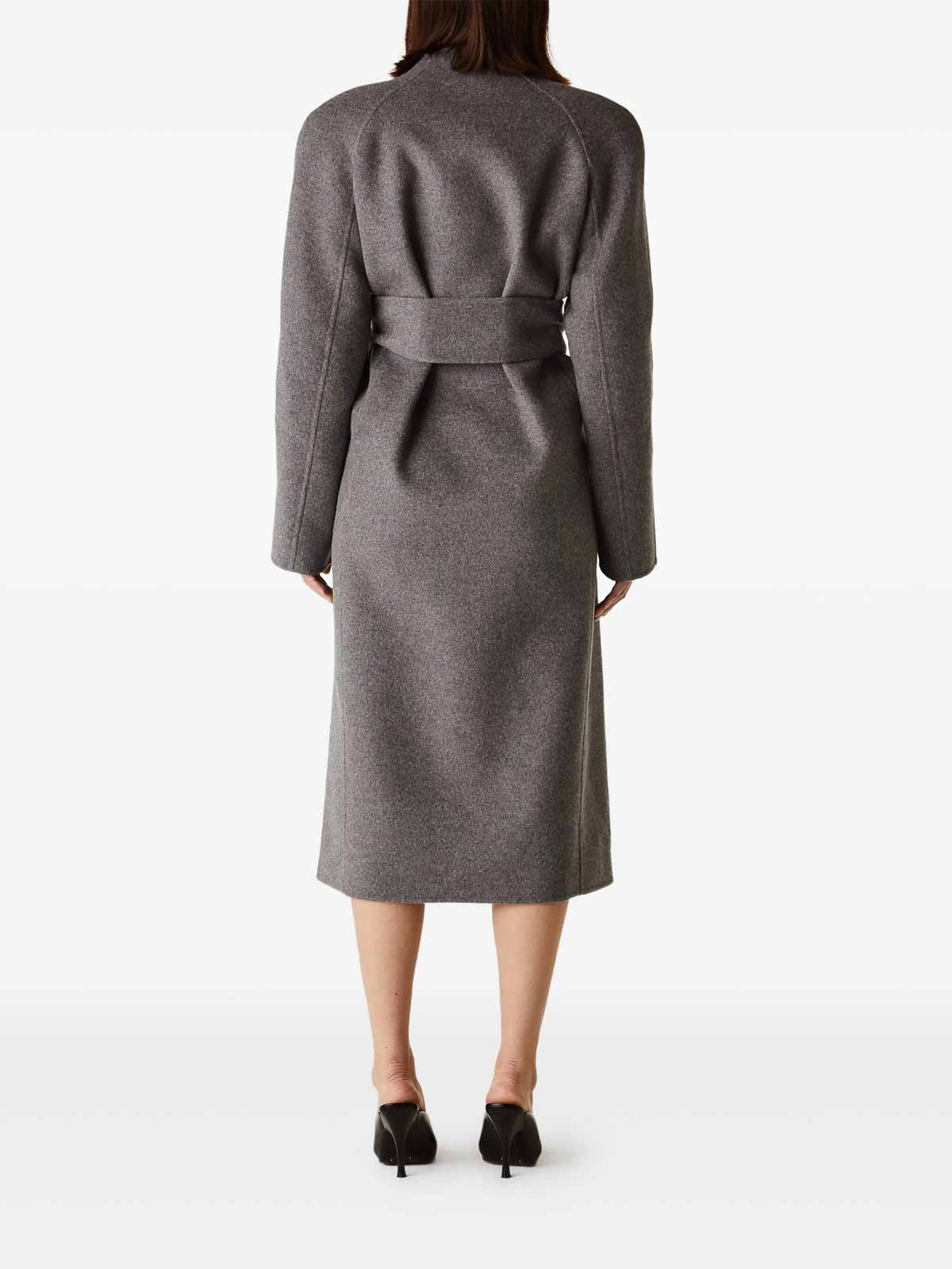 Khaite Deena Coat In Gray