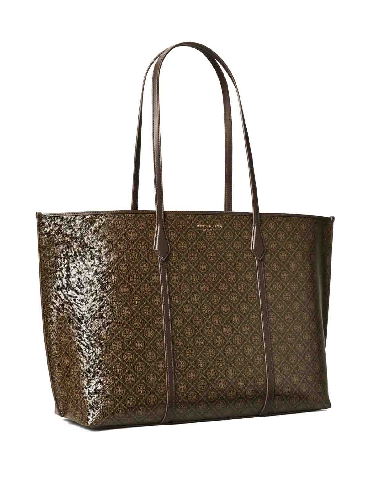 Tory Burch Perry Tote Bag In Brown