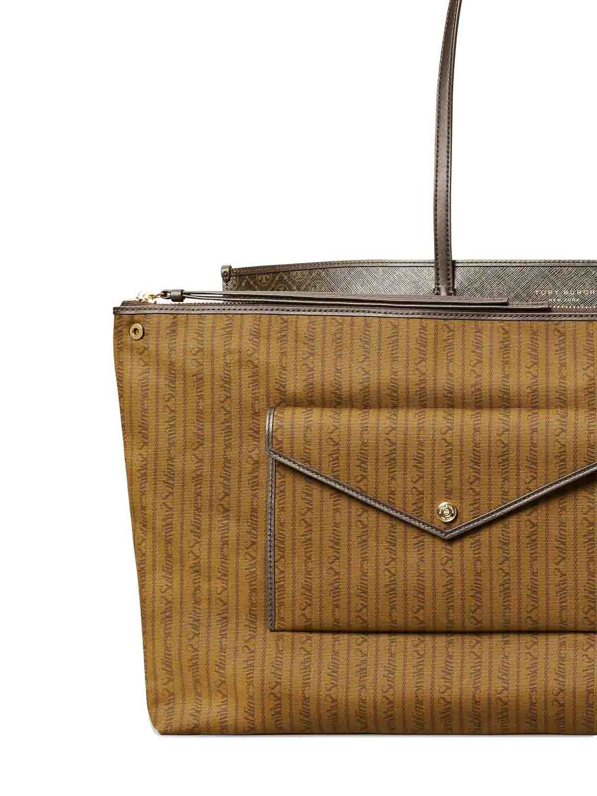 Tory Burch Perry Tote Bag In Brown