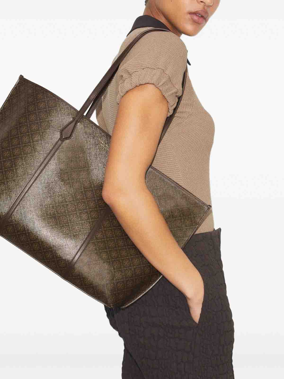 Tory Burch Perry Tote Bag In Brown