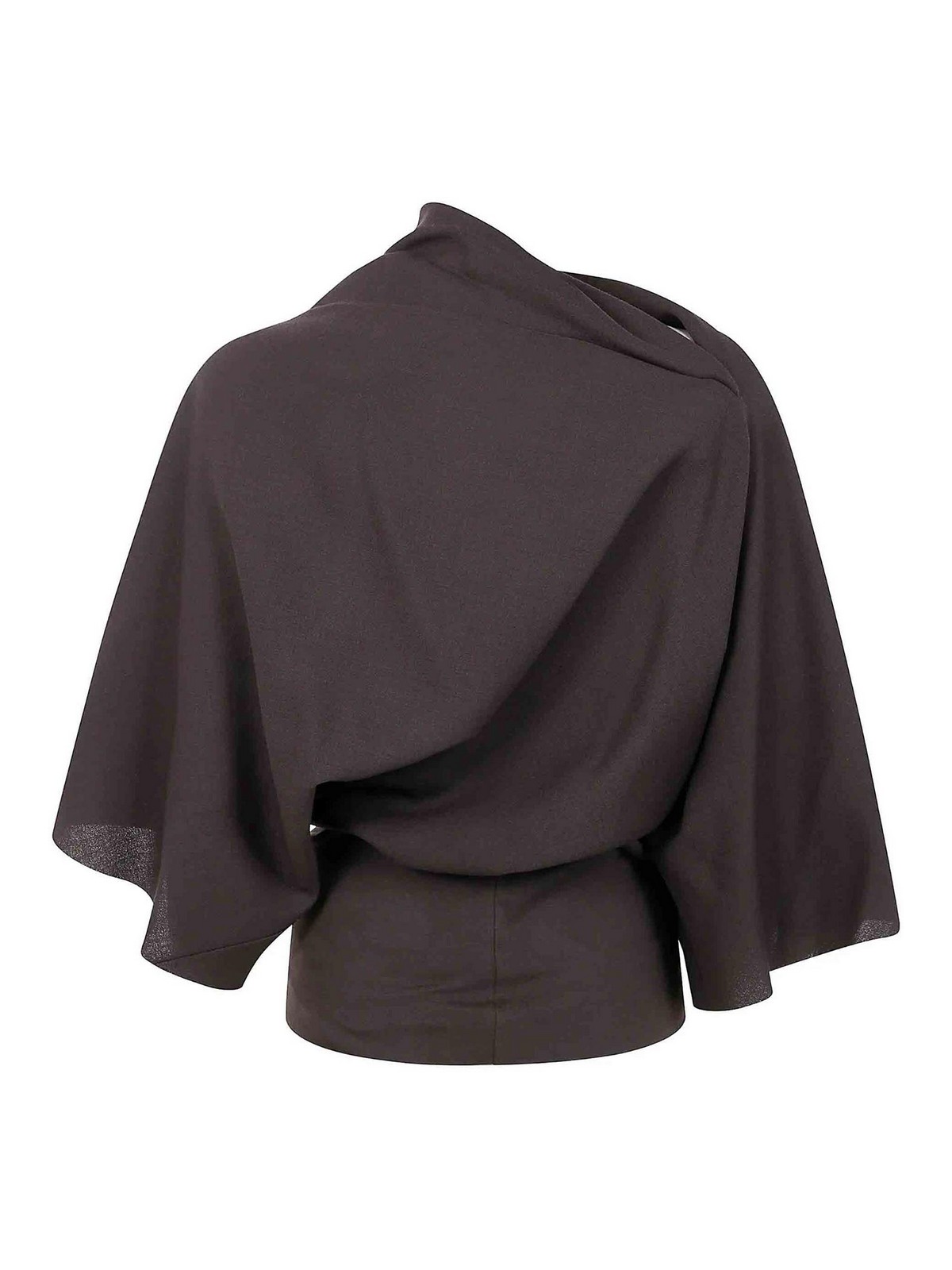 Rick Owens Cylinder Top In Burgundy