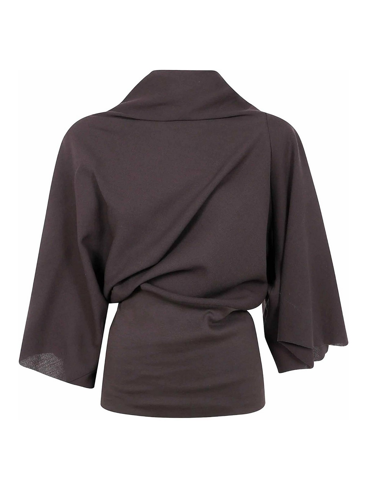 Rick Owens Cylinder Top In Burgundy