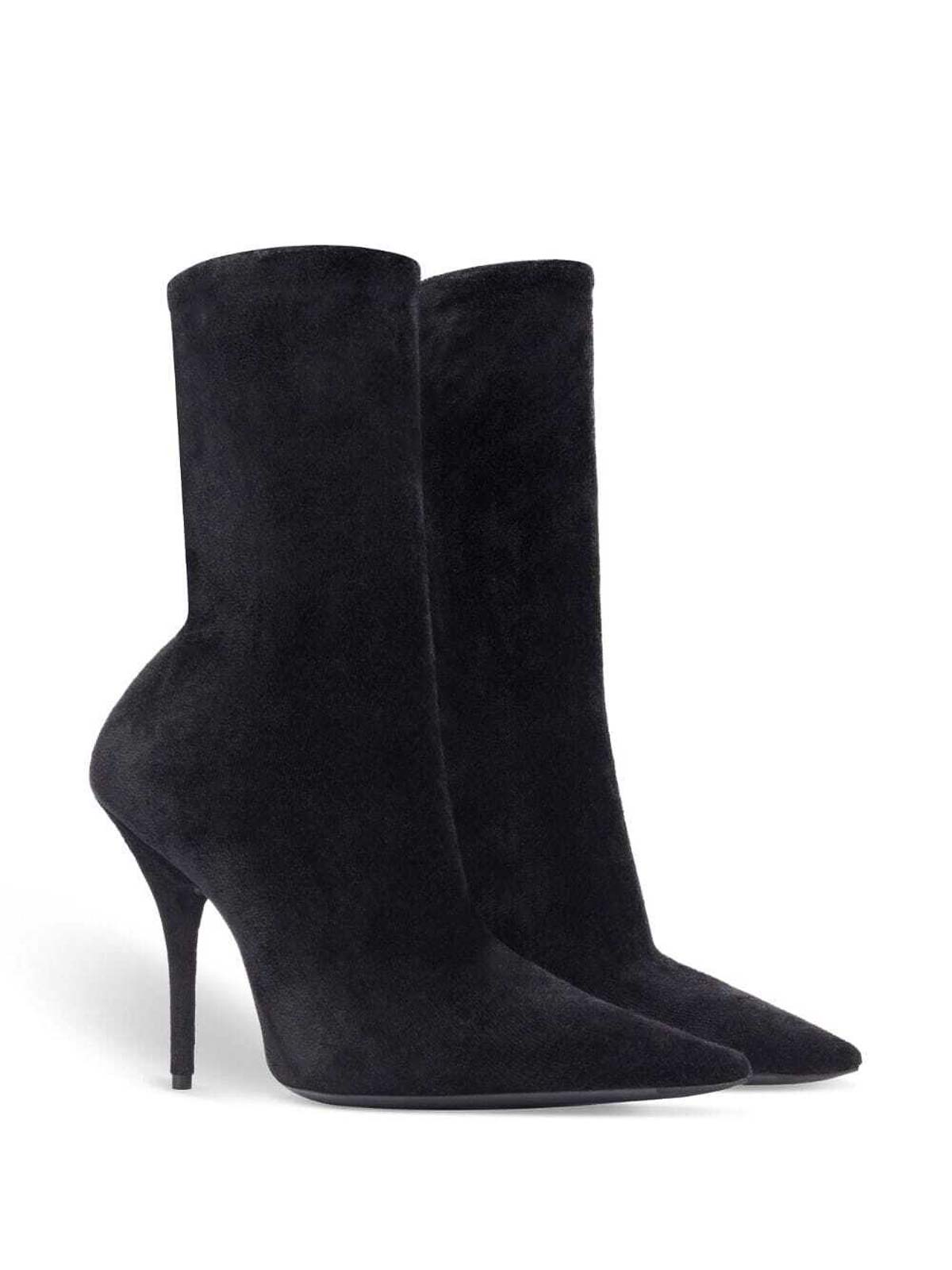 Balenciaga Anatomic 95 Ankle Boots In Black