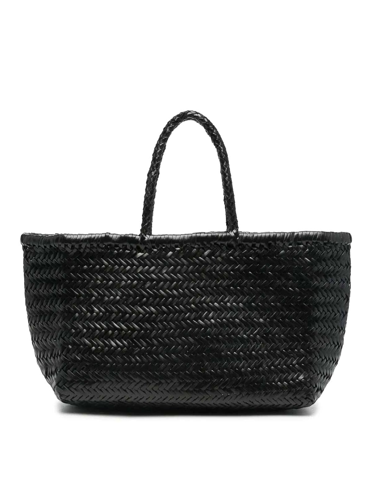 Dragon Diffusion Triple Big Black Bamboo Bag In Black