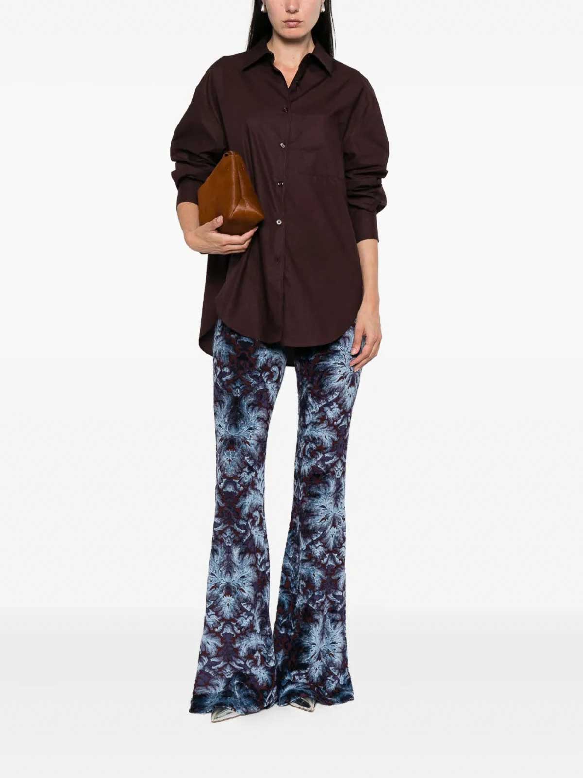 Etro Pantalone Paisley In Multi
