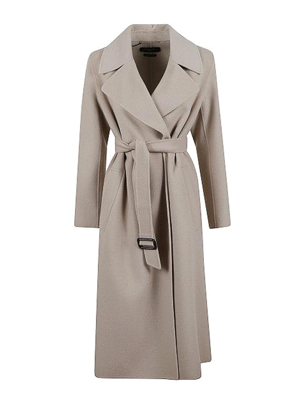 Weekend Max Mara Manu Orzo Coat In Neutral