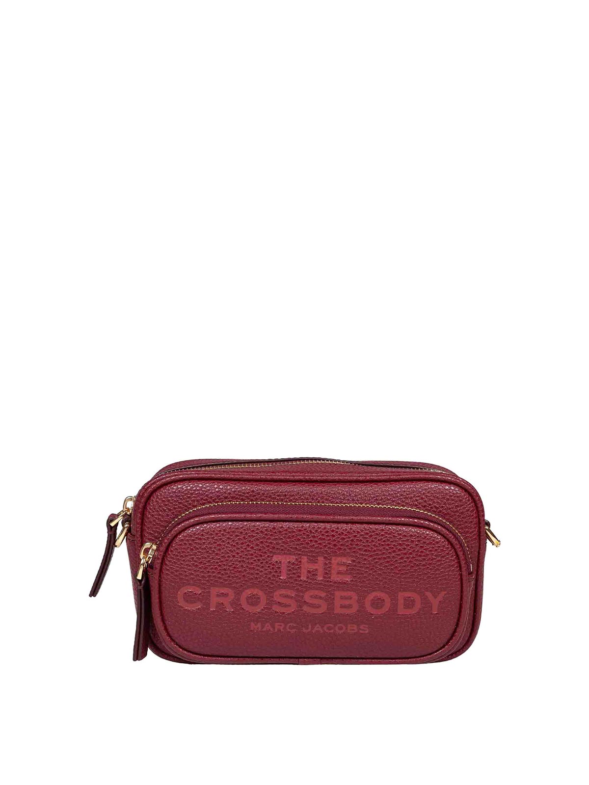 Marc Jacobs The Crossbody Shoulder Bag In Bordeaux Leather In Blue