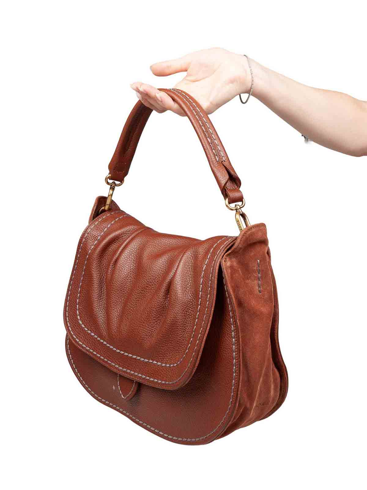 Visonà Shoulder Bag In Brown