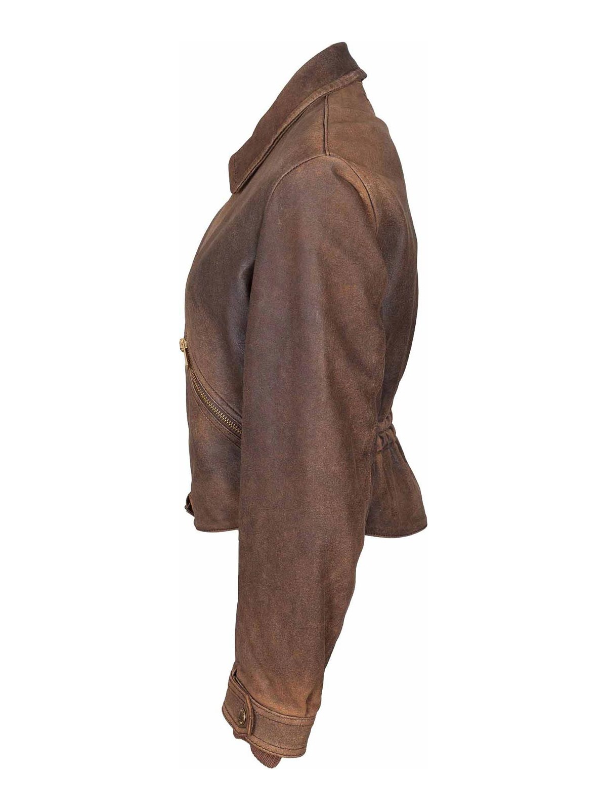 Golden Goose Journey Jacket In Coffee Color In Brown