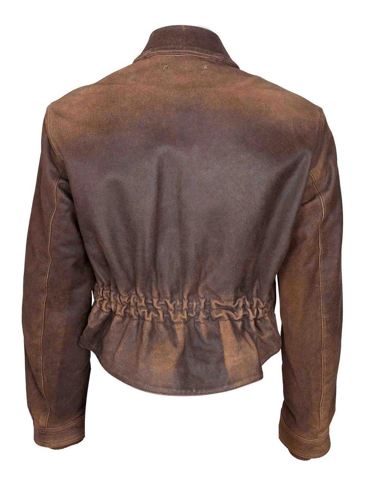 Golden Goose Journey Jacket In Coffee Color In Brown