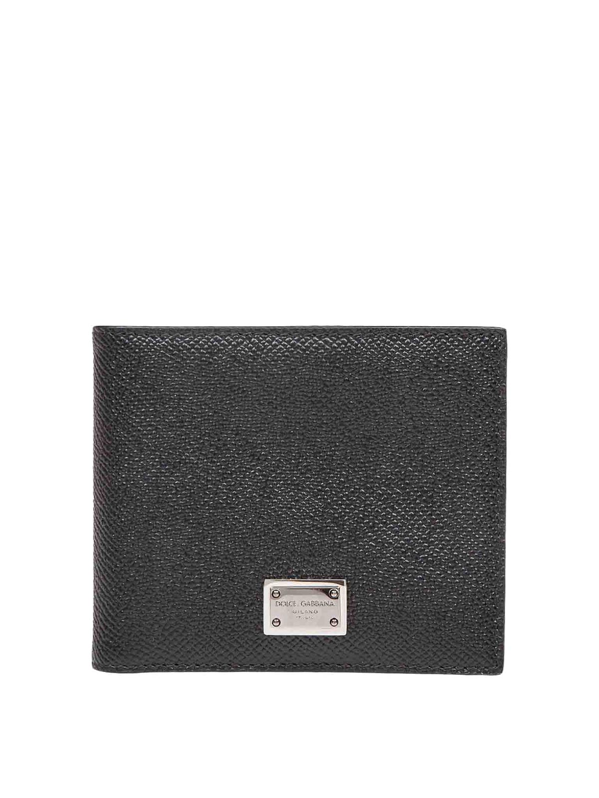Dolce & Gabbana Sweet And Gabbana Black Leather Wallet In Black