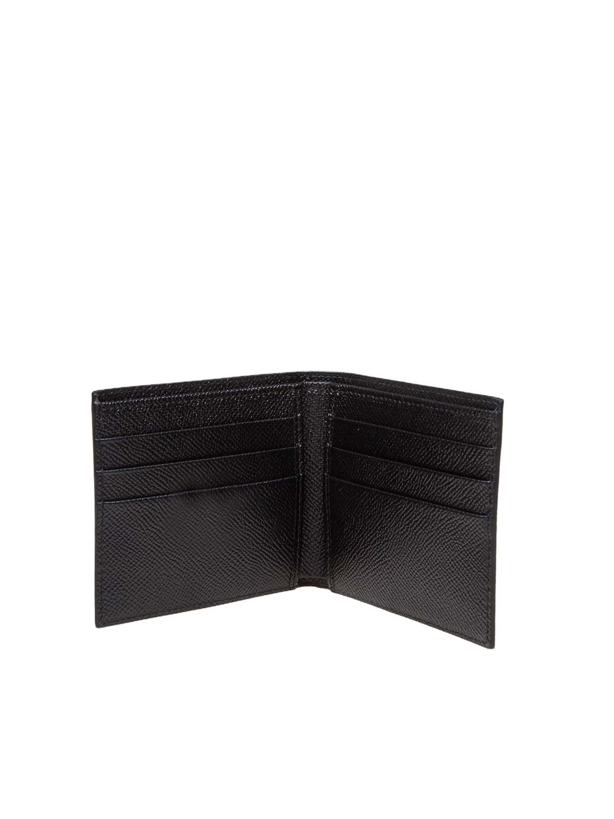 Dolce & Gabbana Sweet And Gabbana Black Leather Wallet In Black