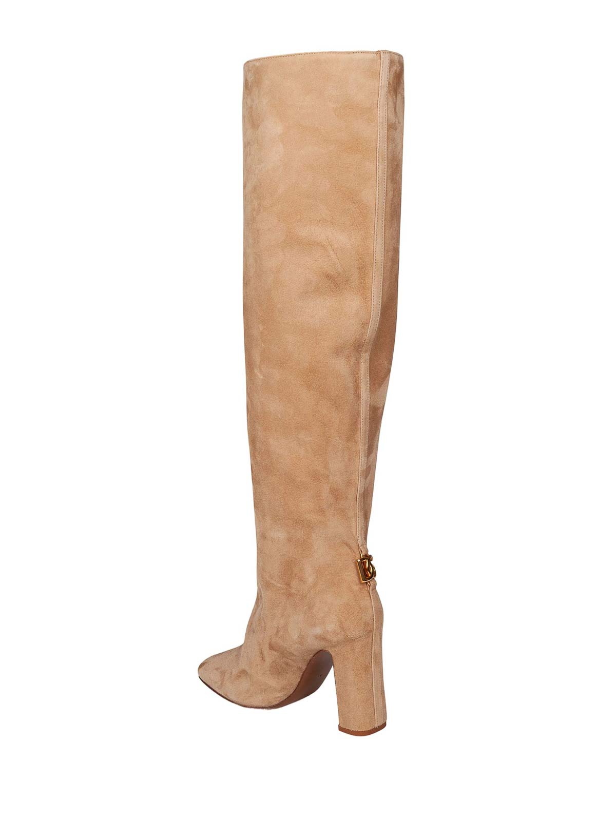 Dolce & Gabbana Suede Box Tortora Color In Brown
