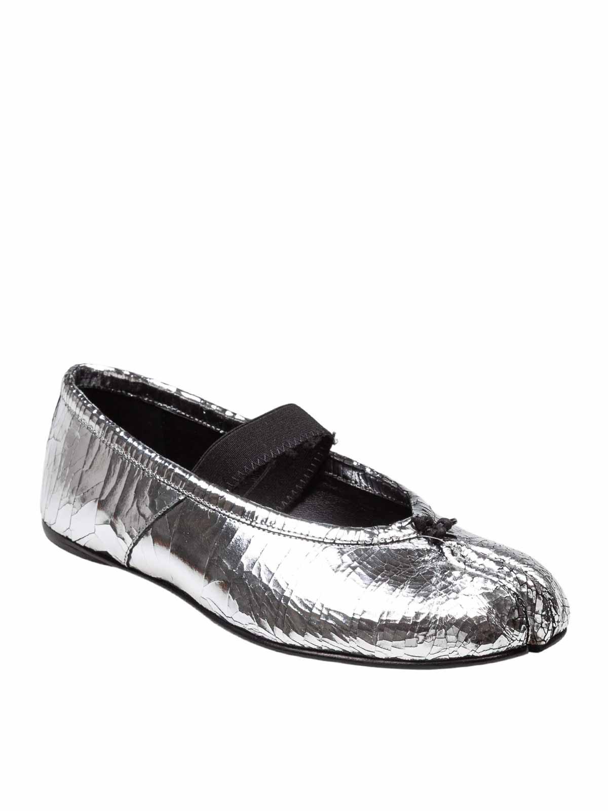 Maison Margiela Tabi Dancer In Silver
