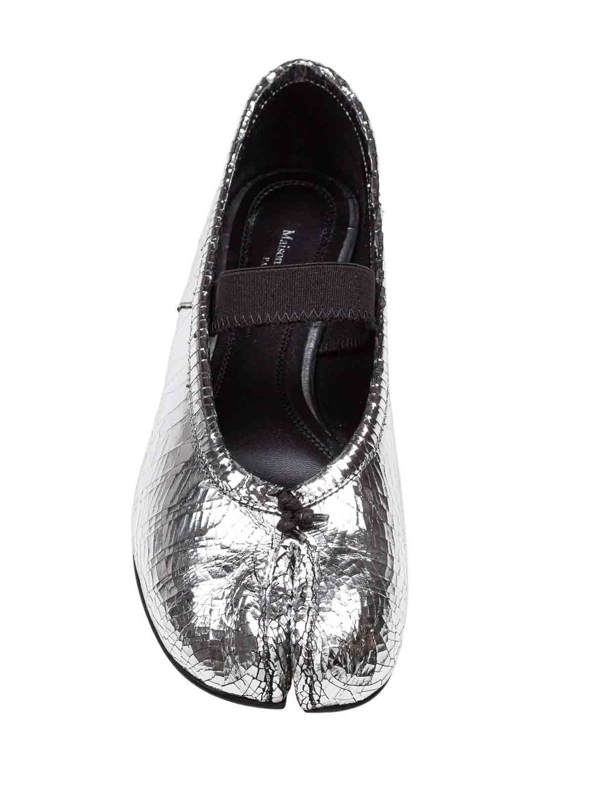 Maison Margiela Tabi Dancer In Silver