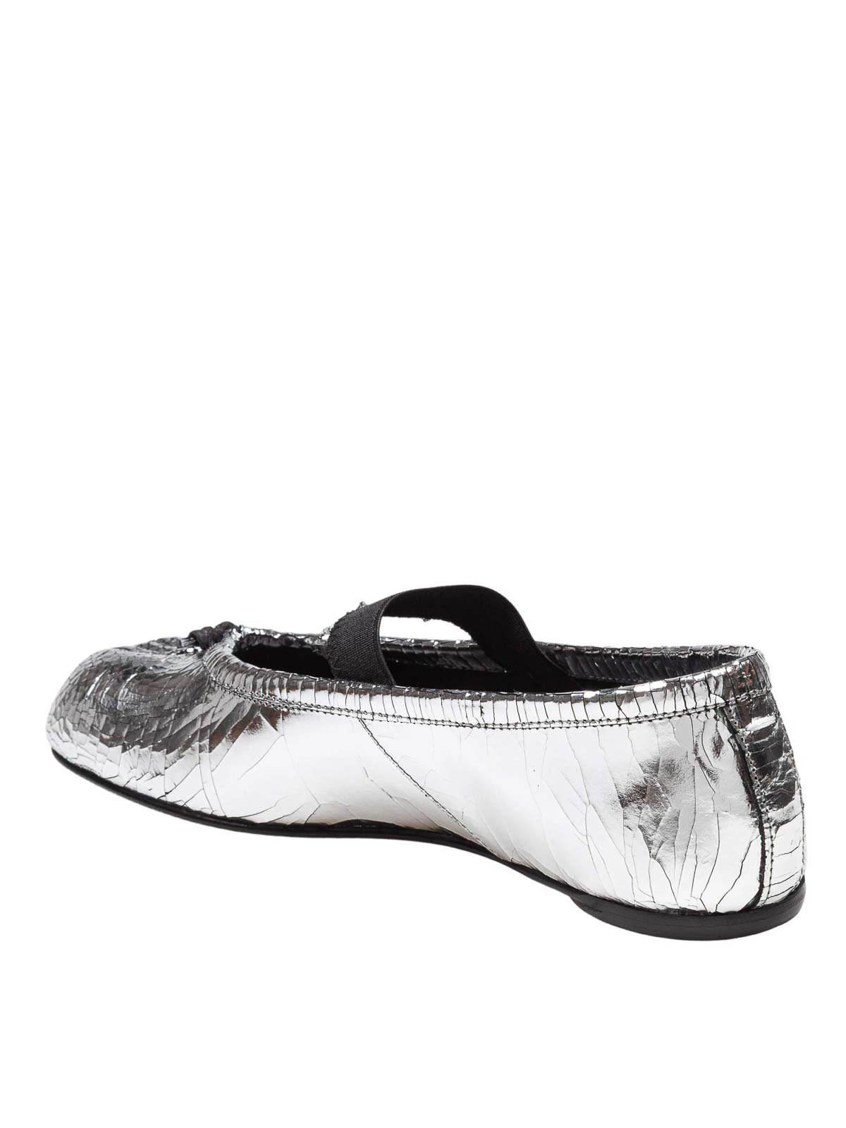 Maison Margiela Tabi Dancer In Silver
