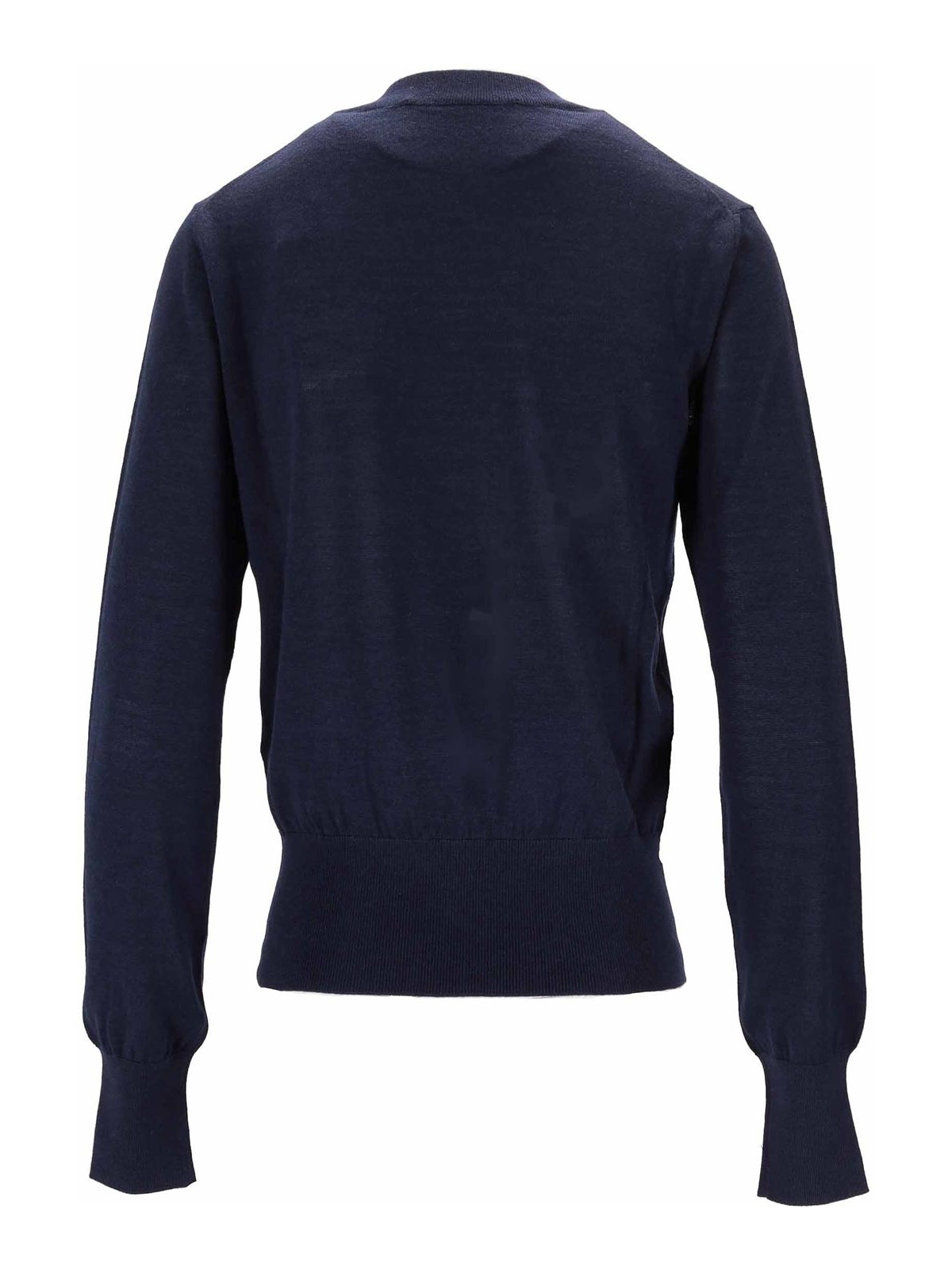 Ami Alexandre Mattiussi Pull Col Rond Ami Paris De Coeur Ton Sur Ton In Blue
