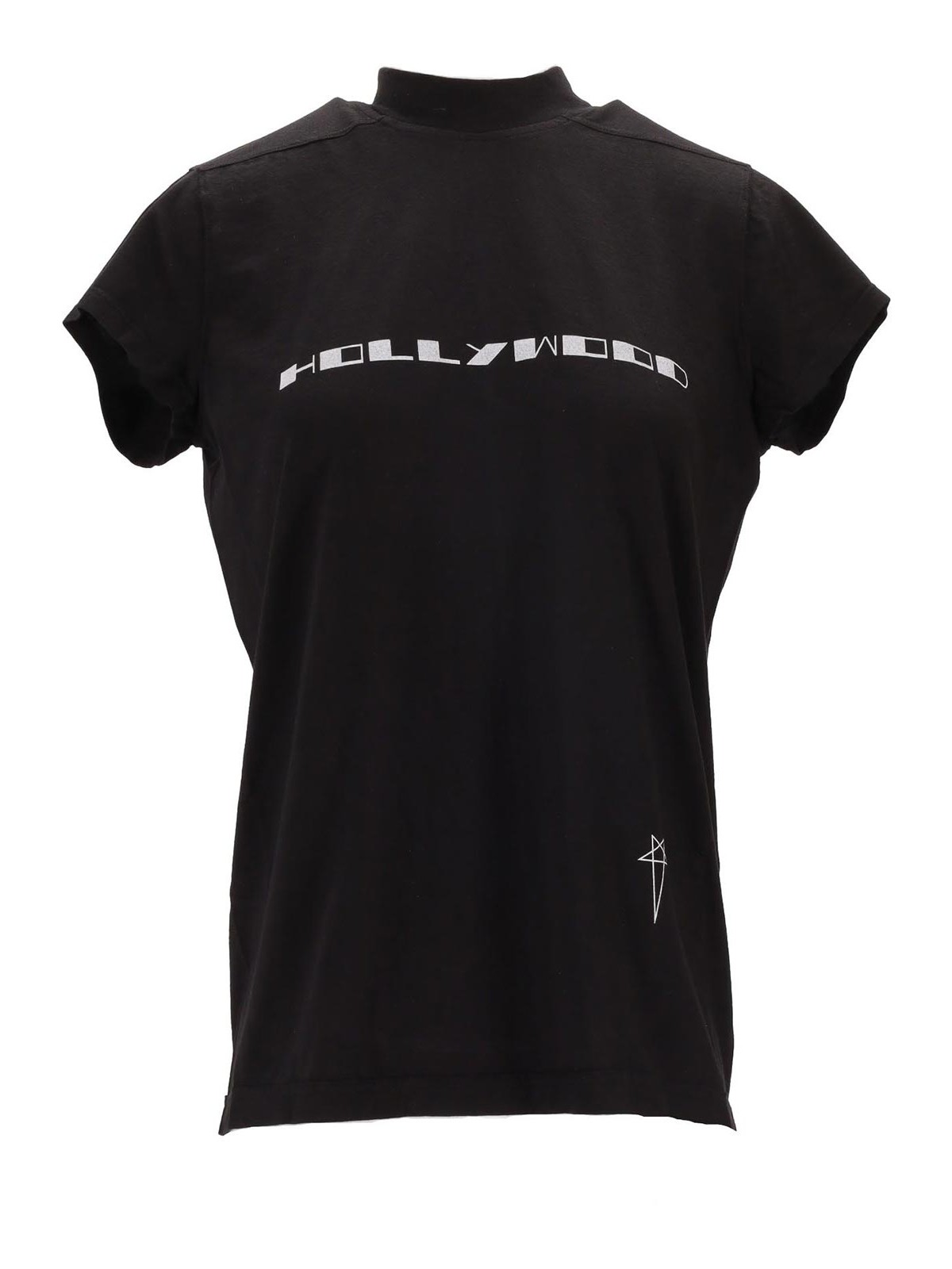Rick Owens Short Sleeve T-shirt In Black