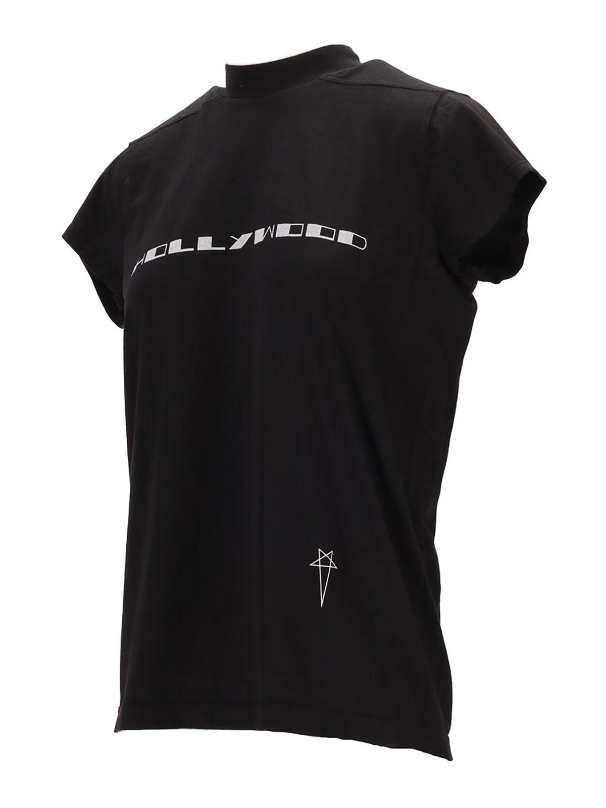 Rick Owens Short Sleeve T-shirt In Black