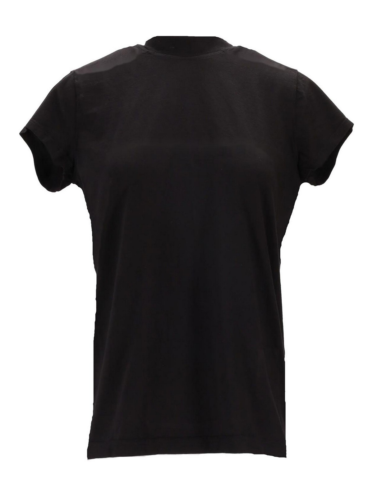 Rick Owens Short Sleeve T-shirt In Black